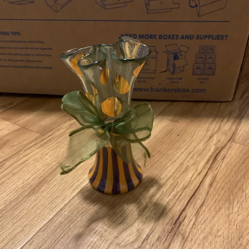 Mackenzie-Childs vase. Small.